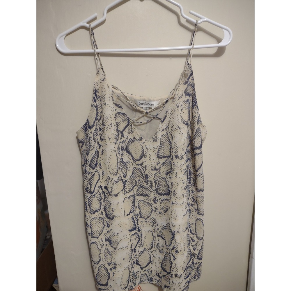 Davi & Dani Snakeskin Top Medium Mobwife‎ Lightweight Neutral Festival